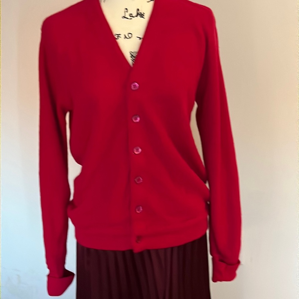Vintage hot pink sweater